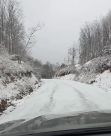 Yalova’nın Yüksek Kesimleri Beyaza Büründü, Kış Manzaraları Ortaya Çıktı!