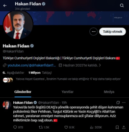 Hakan Fidan’dan Şehit Polisler İçin Duygu Dolu Taziye!
